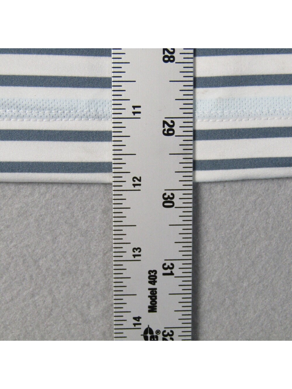 New Bad Birdie Striped Polo Shirt Men's XL White Blue - Picture 6 of 6